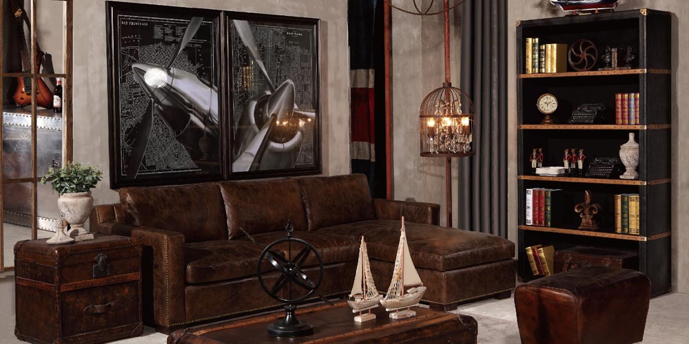 Retro Industrial Vintage Series Showroom